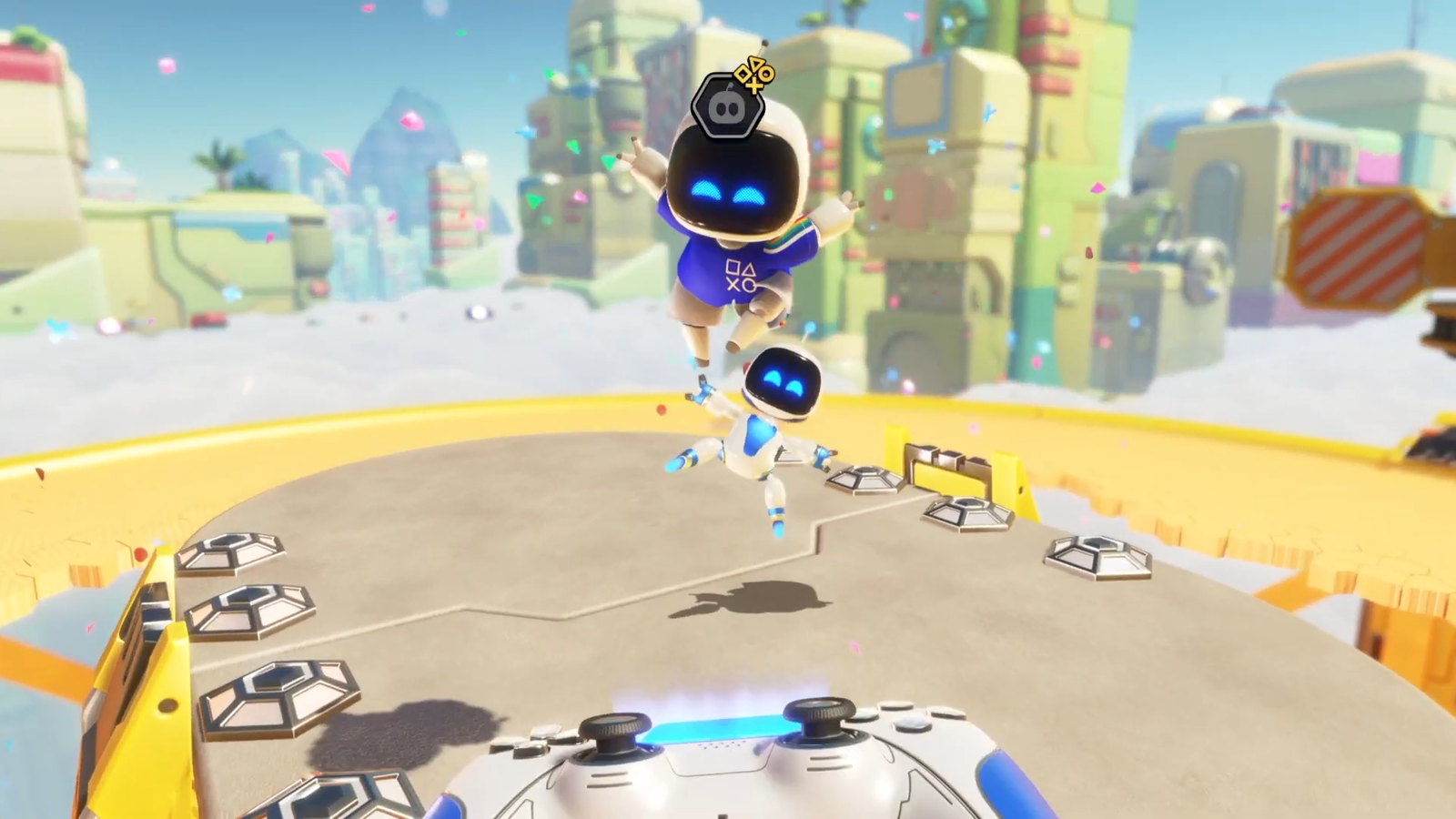 Astro Bot: коллекционные локации Crumble Rumble 3