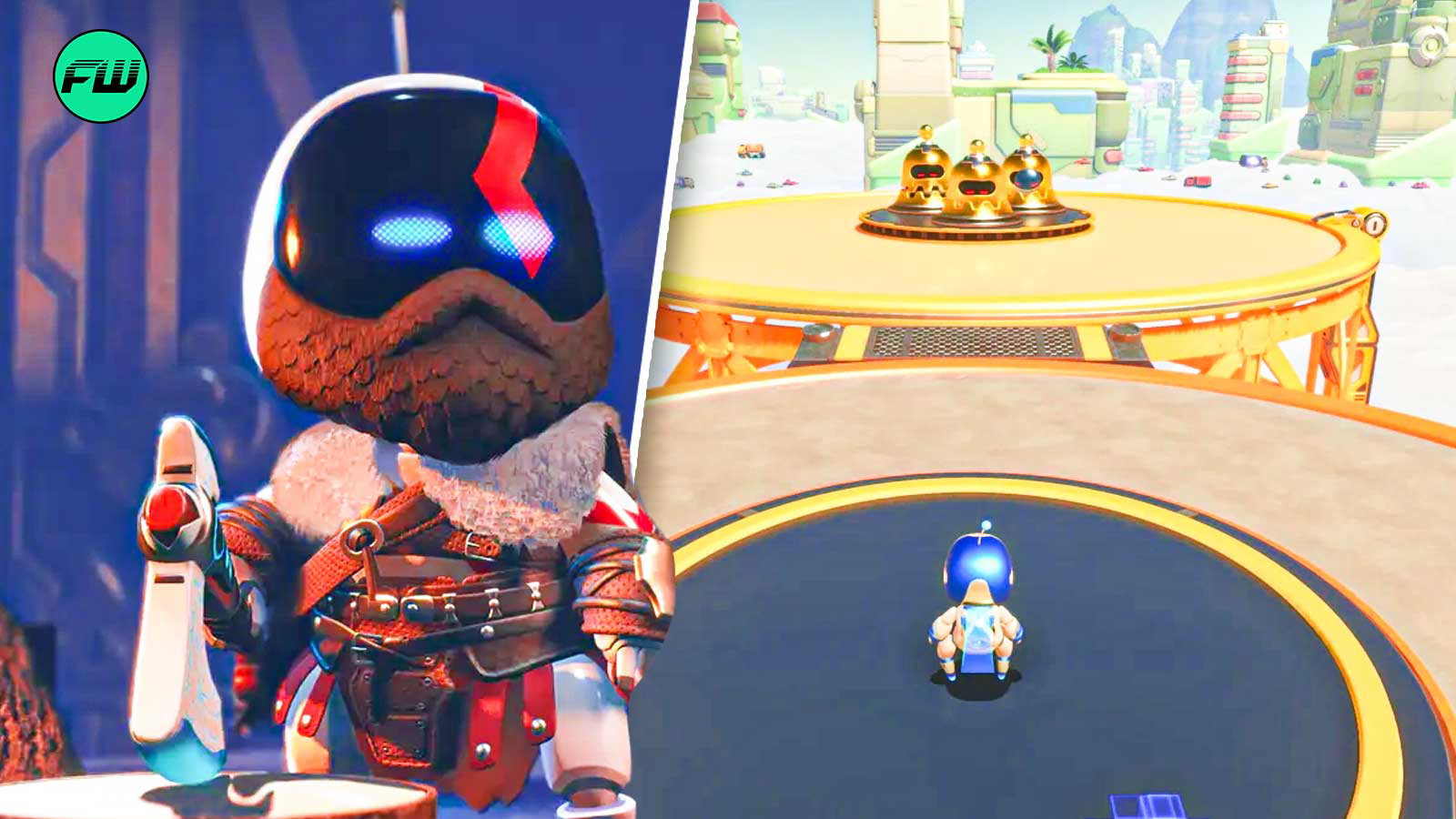 Astro Bot: коллекционные локации Crumble Rumble 3