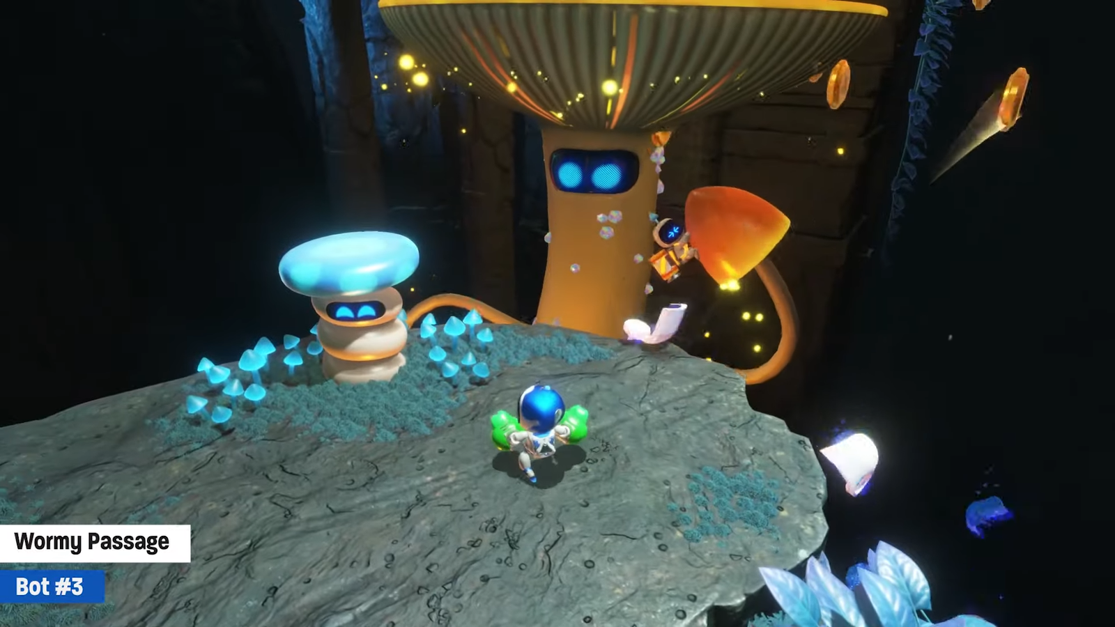 Astro Bot: Wormy Passage Collectible Locations