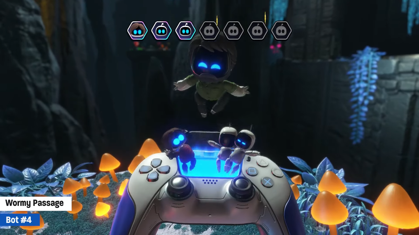 Astro Bot: Wormy Passage Collectible Locations