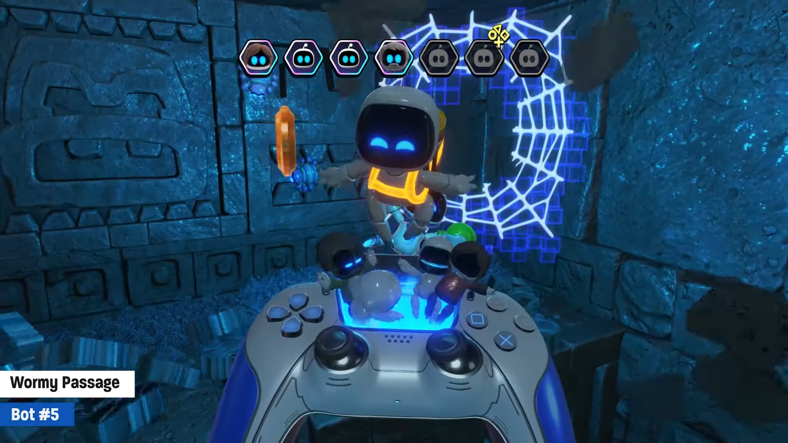 Astro Bot: Wormy Passage Collectible Locations