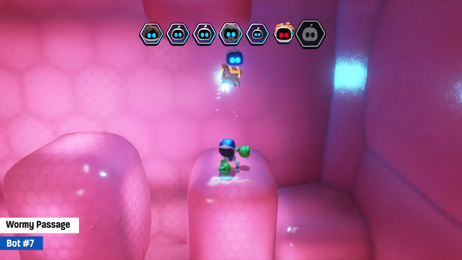 Astro Bot: Wormy Passage Collectible Locations