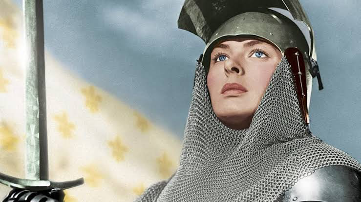 Ingrid Bergman in 1948 film adaptation, Joan of Arc | image: RKO Pictures