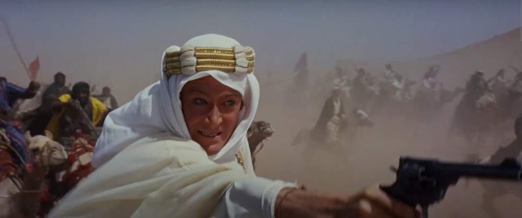 Peter O'Toole in Lawrence of Arabia