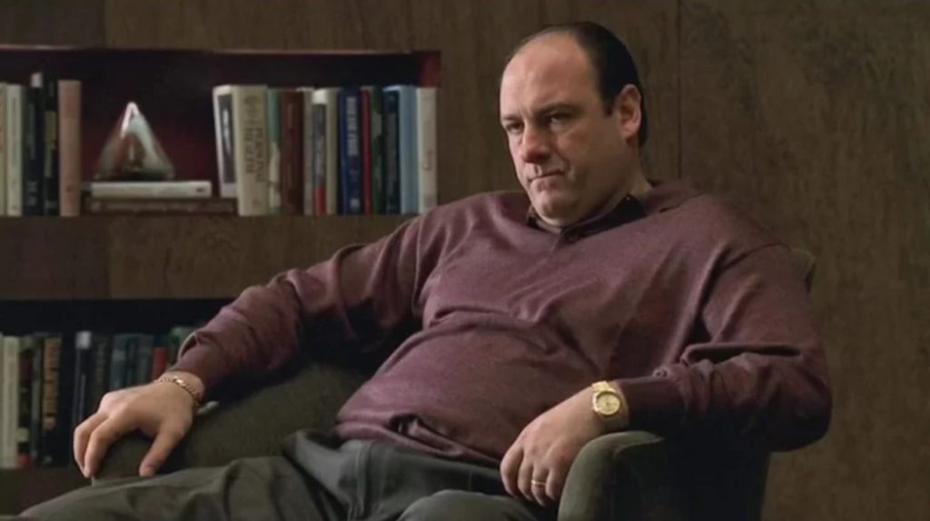 James Gandolfini in The Sopranos 