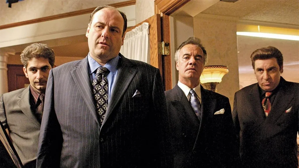 A still from The Sopranos 