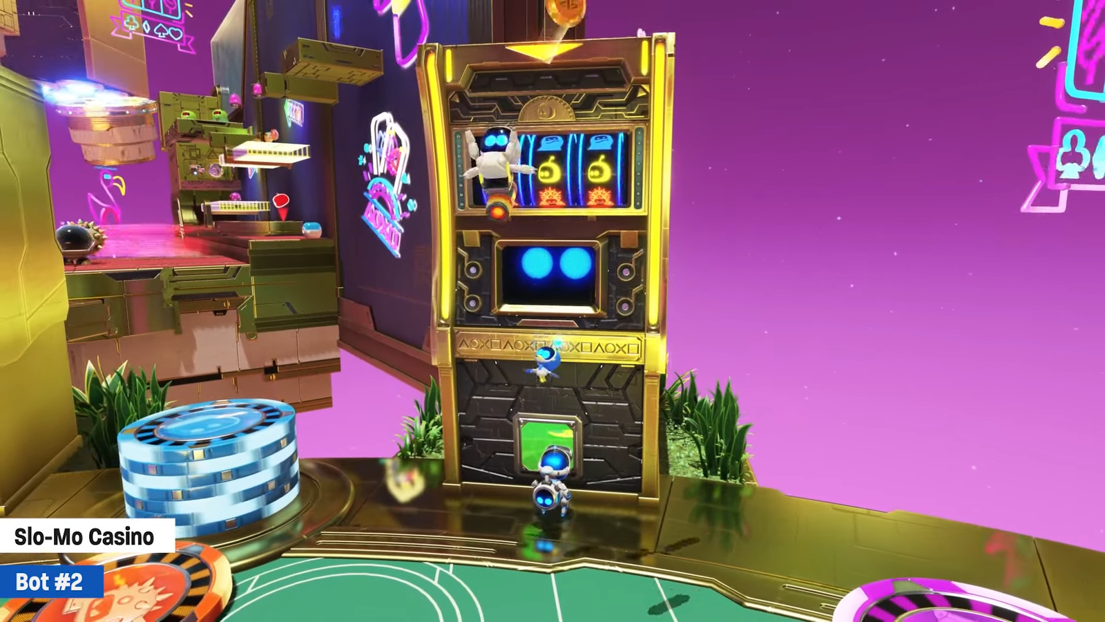 Astro Bot: Slo-Mo Casino Collectible Locations