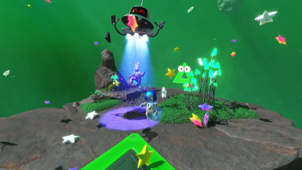 An image of the Fragile Frenzy collectibles locations from Astro Bot.