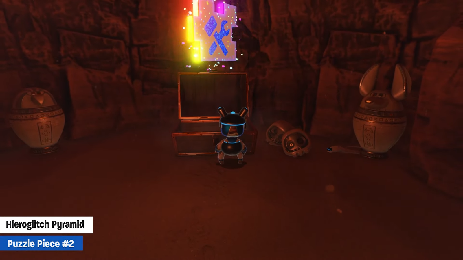 Astro Bot: Hieroglitch Pyramid Collectible Locations