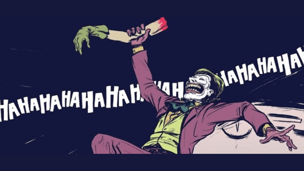 The Joker in a still from Batman: The Deal 