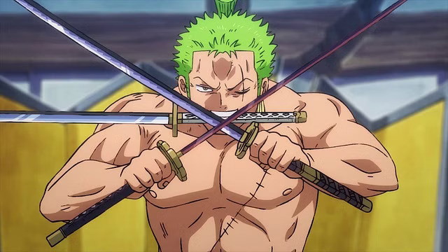 Zoro's Three Sword Style from One Piece 