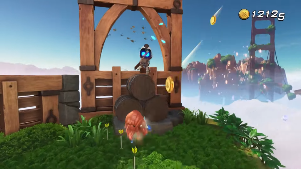 An image of the second Machine Learning collectibles location in Astro Bot.