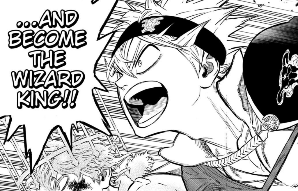 Asta in Black Clover manga