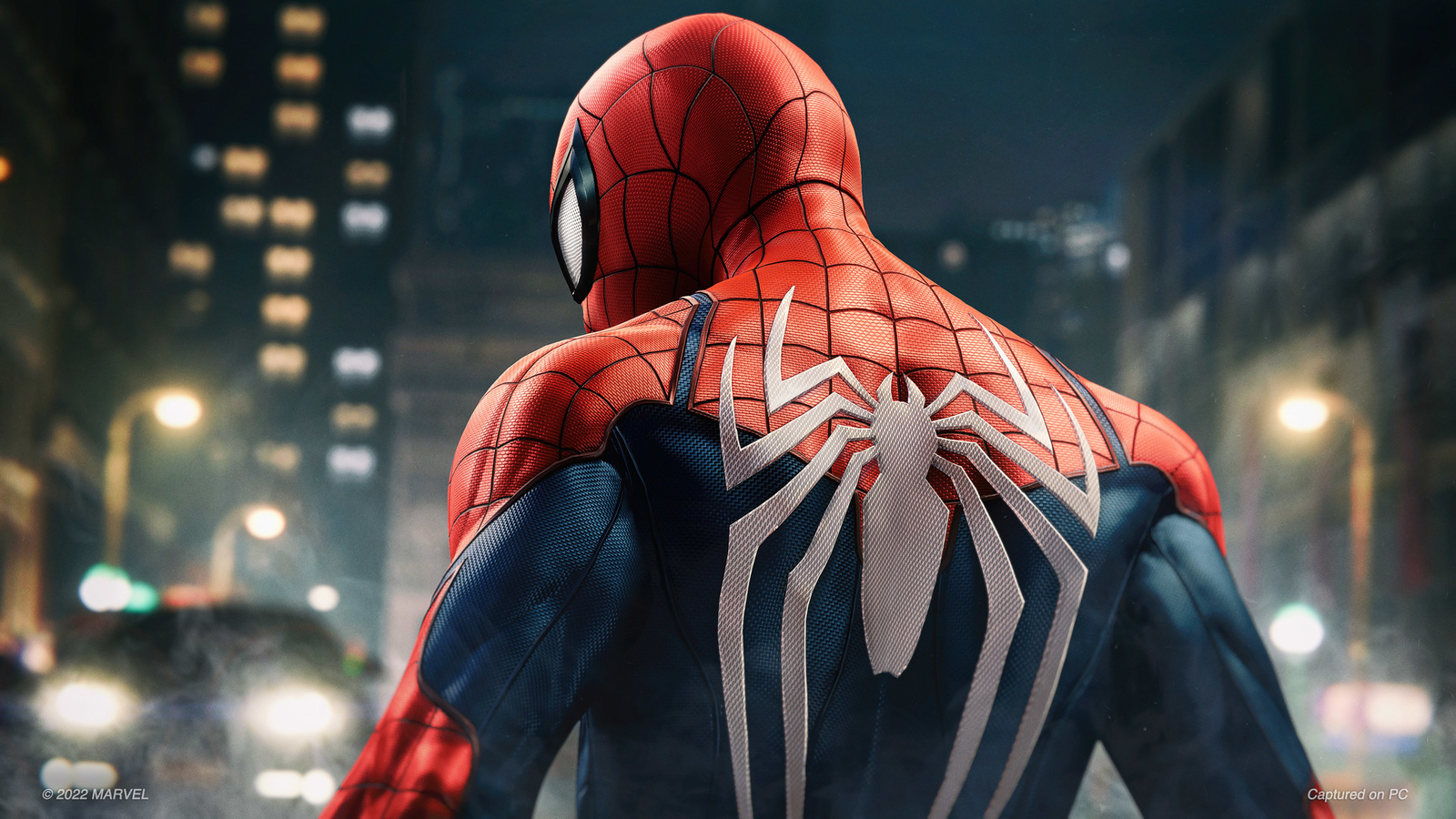 A still of Spider-Man from the first game.