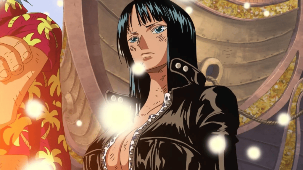 Nico Robin in the Enies Lobby Arc of One Piece.