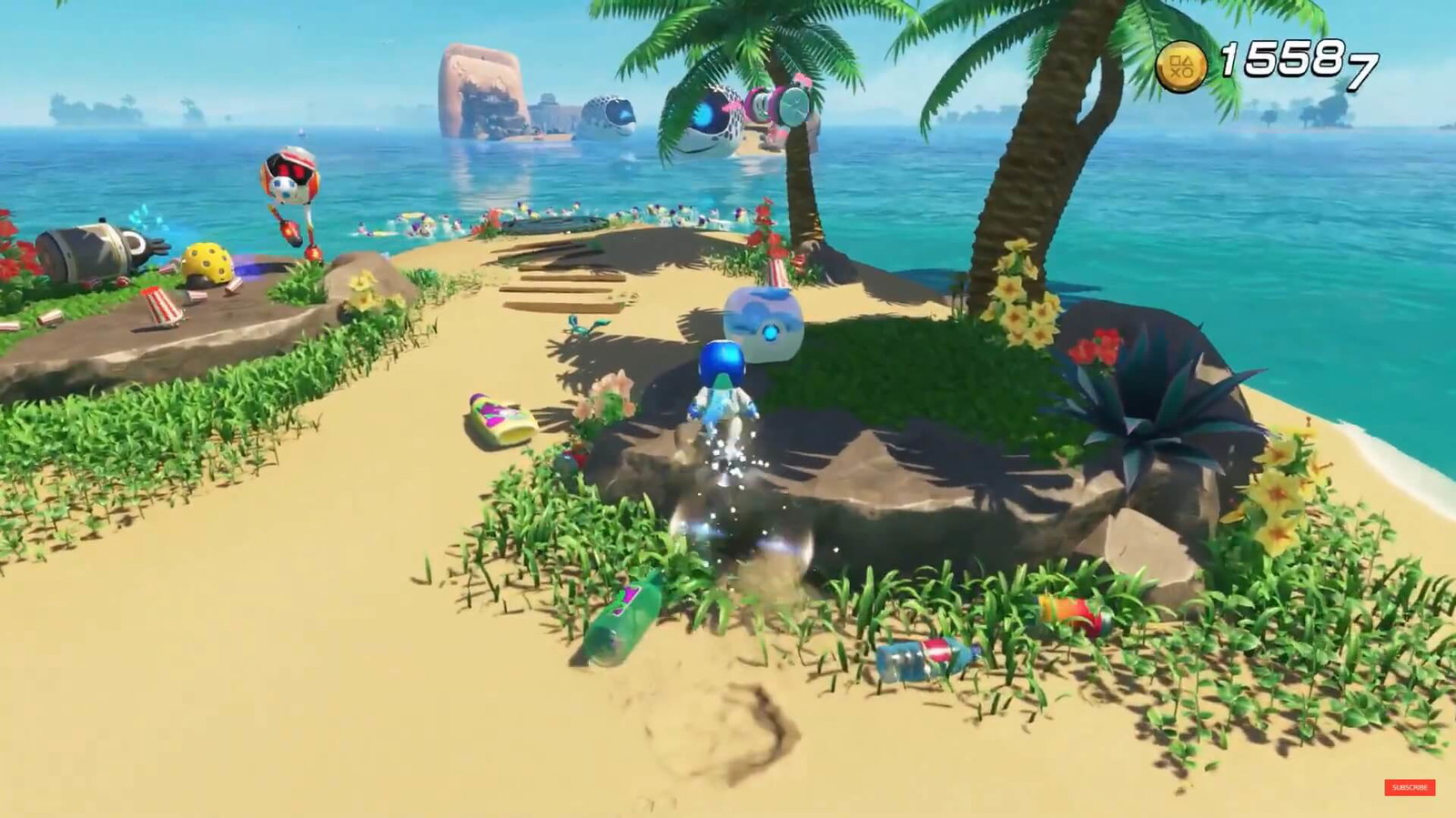 Astro Bot: Turtles in Trash Collectible Locations