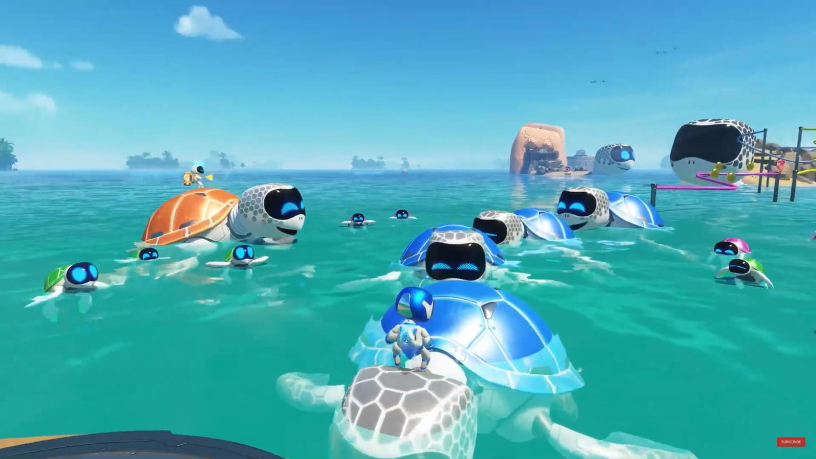 Astro Bot: Turtles in Trash Collectible Locations