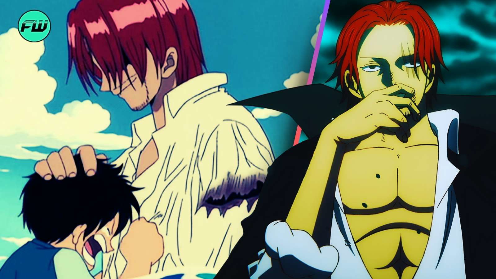 One Piece: Шанкс, потерявший руку, защищающий Луффи, имеет более глубокое значение, которое подтверждает его статус злодея