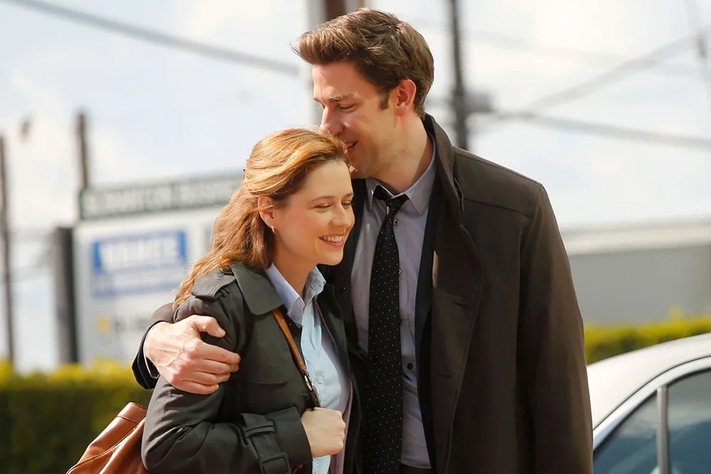 Jim Halpert and Pam Beesly 