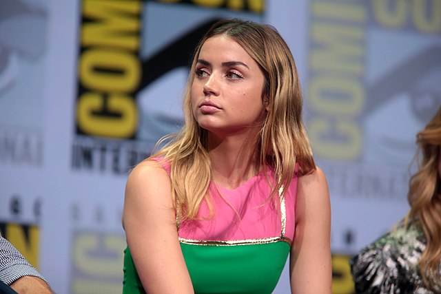 Ana de Armas speaking at the 2017 San Diego Comic Con International