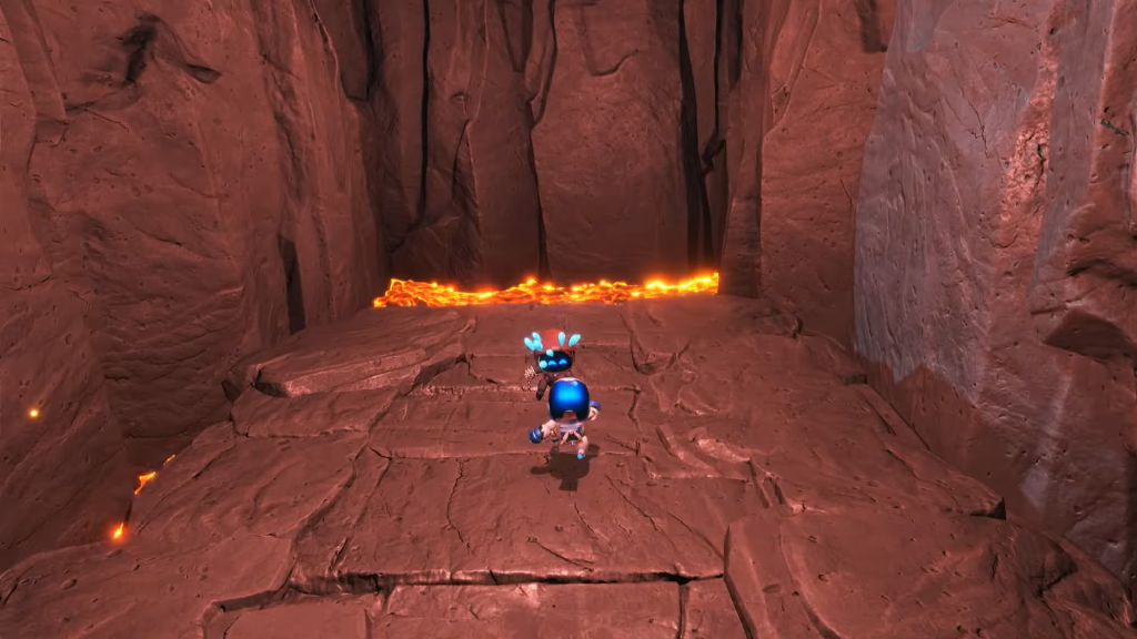 An image of the third Furnace Fever collectible locations in Astro Bot.