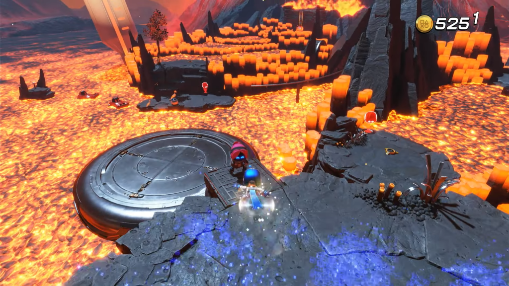 An image of the fourth Furnace Fever collectible locations in Astro Bot.