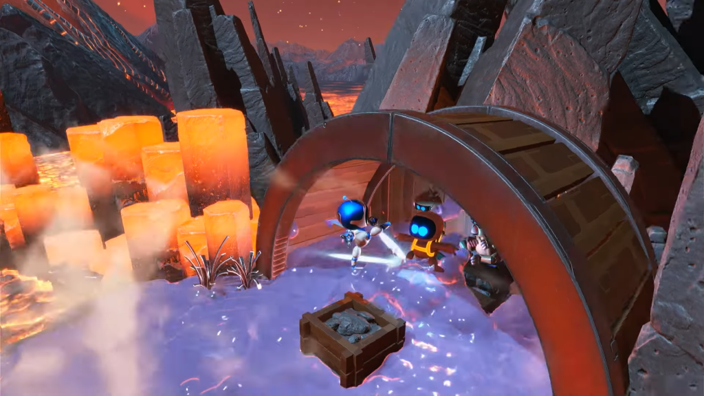 An image of the seventh Furnace Fever collectible locations in Astro Bot.