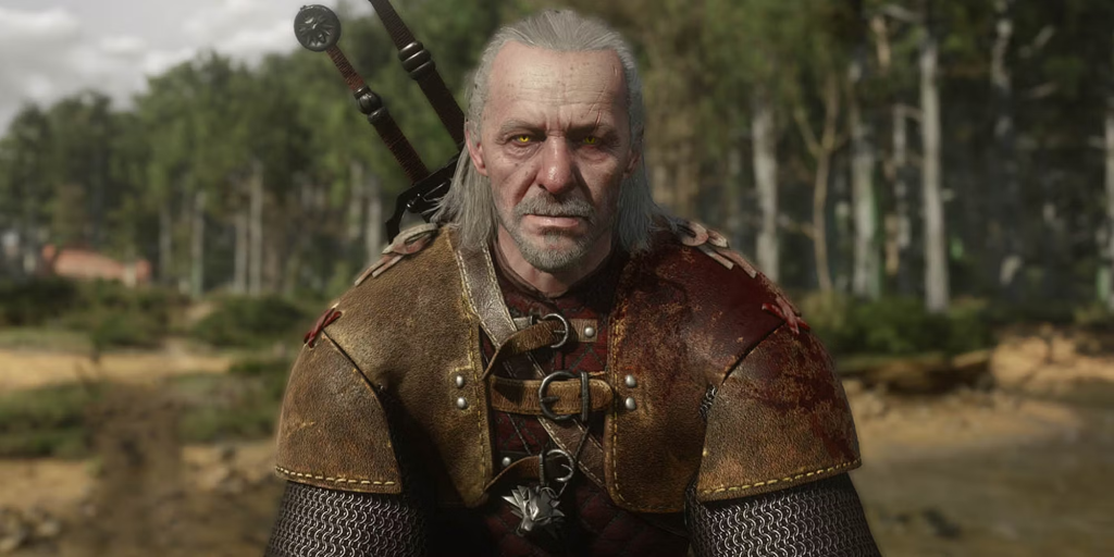 An in-game image of Vesemir.