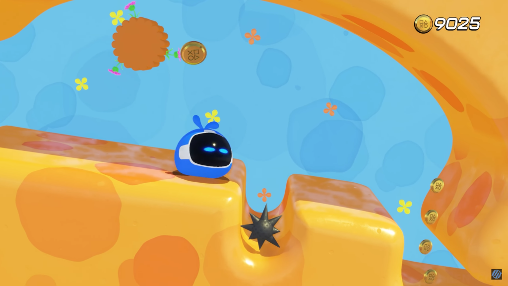 LocoRoco bot in action in Astro Bot.