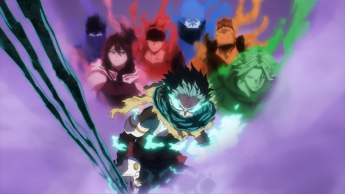 Izuku Midoriya and all One of All previous users