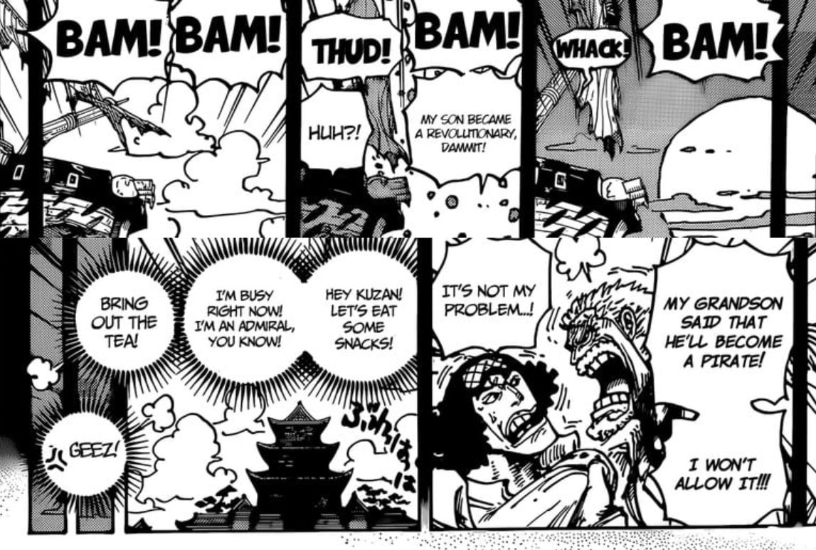 Did Oda Hint Dragon is Not Garp’s Son? Dragon Being Xebec’s Son Theory Doesn’t Make Sense After What Garp Said in Egghead Arc