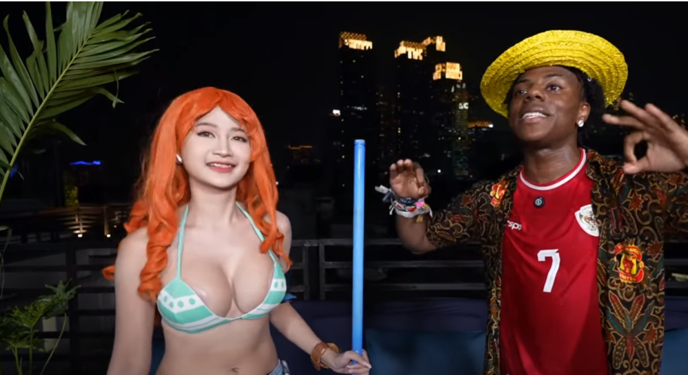 “Nami, I love you”: IShowSpeed Freaks Out After the Most Perfect Nami Cosplayer Enters His Life During Indonesia Stream