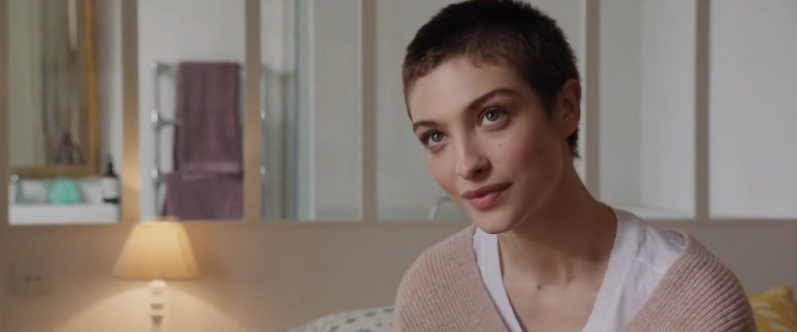 Lera abova has a buzz cut in Anna movie 