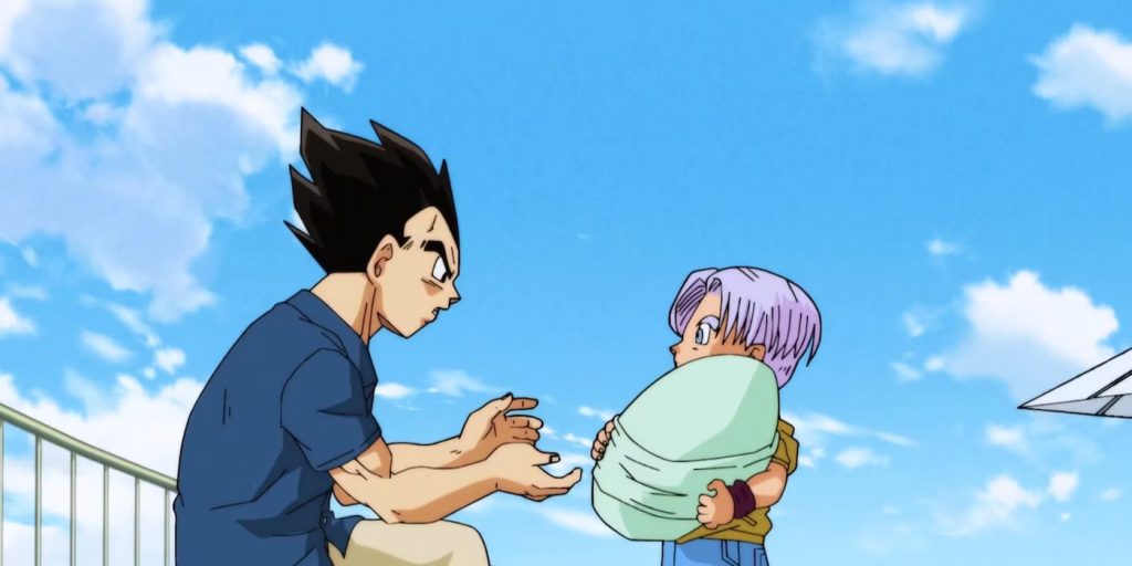 Vegeta, Bulla and Trunks from Dragon Ball Super