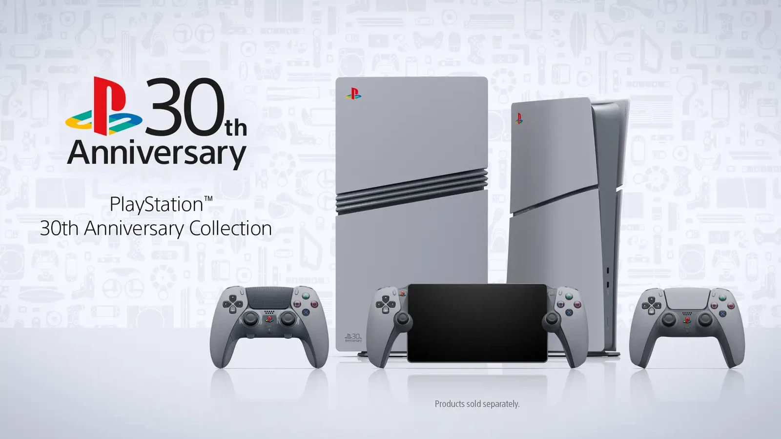 The product lineup of PlayStation 5's 30th Anniversary Collection.