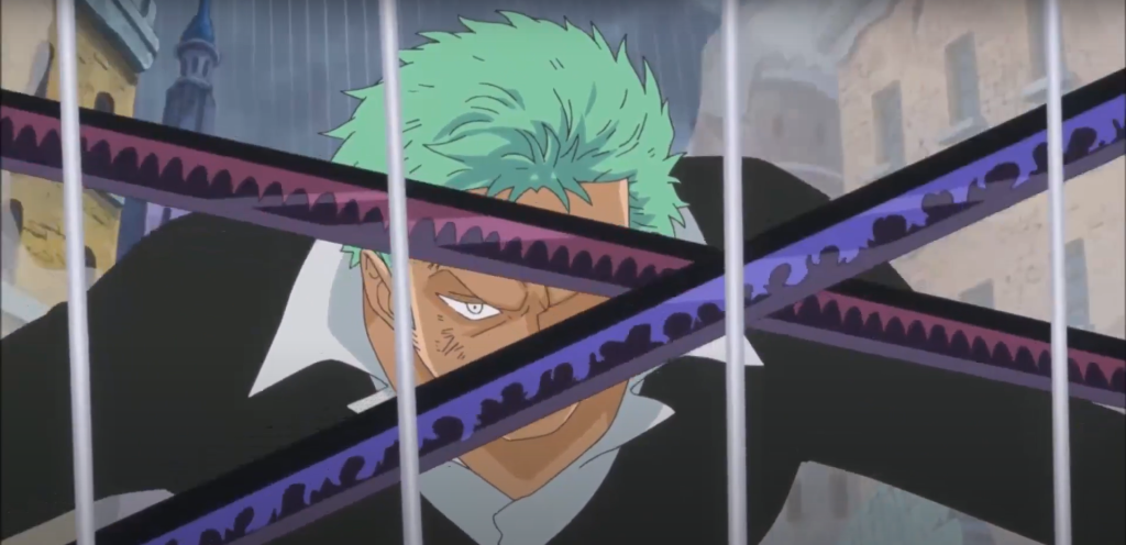 Zoro stopping Birdcage