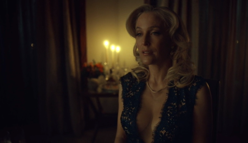 A still of Gillian Anderson as Bedelia Du Maurier in Hannibal | Credit: NBC