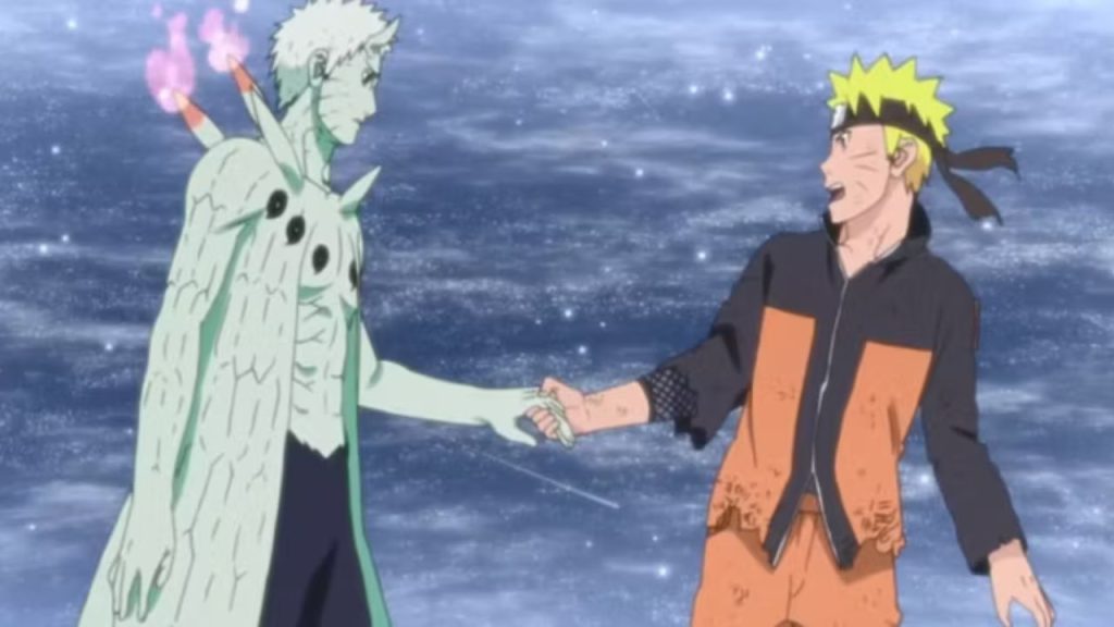 Naruto forgiving Obito's villainy 