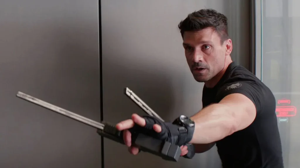 Frank Grillo as Crossbones in The Captain America: The Winter Soldier. 