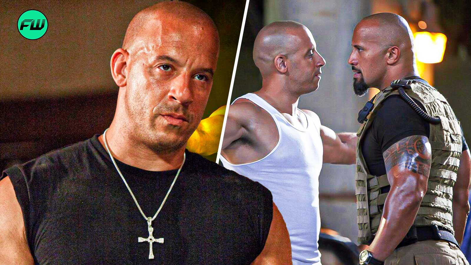 dwayne johnson, vin diesel