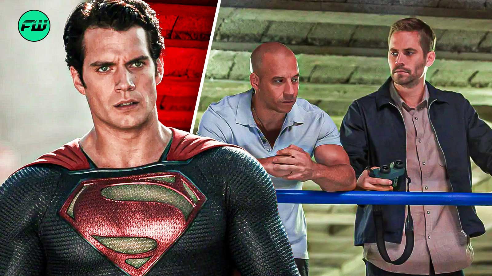 vin diesel and paul walker , henry cavill ‘man of steel’