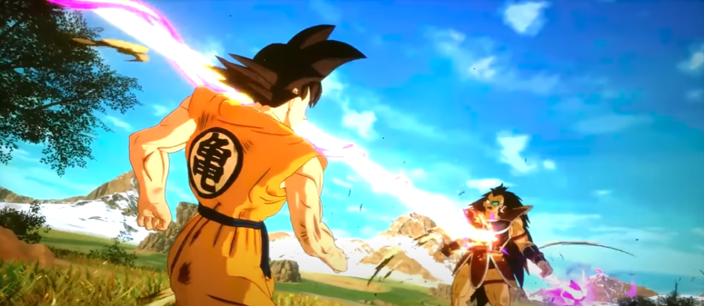 Goku surviving in Dragon Ball Sparking! Zero