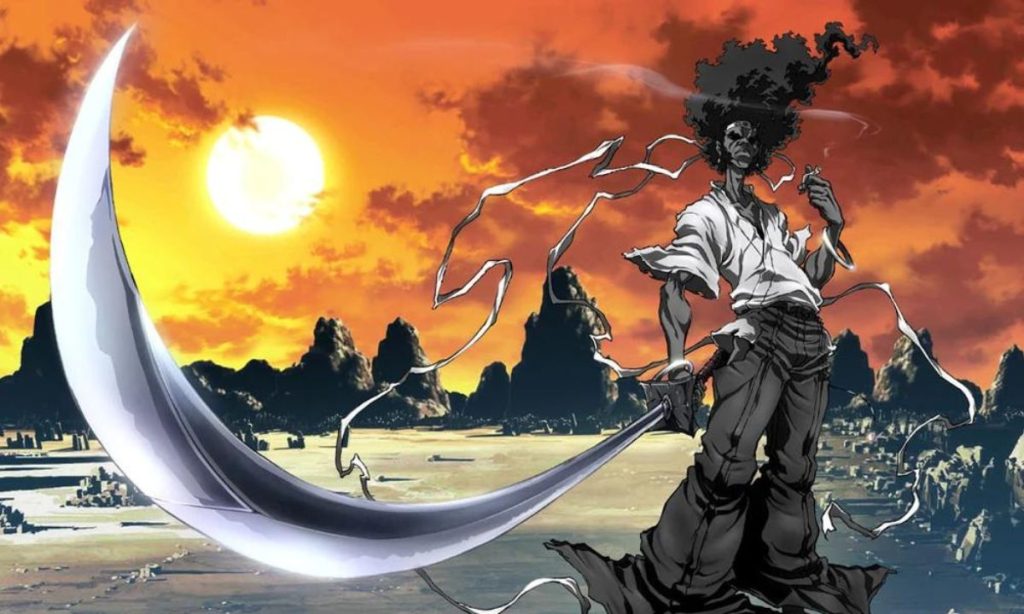 Afro Samurai voiced by Samuel L. Jackson | Studio Gonzo