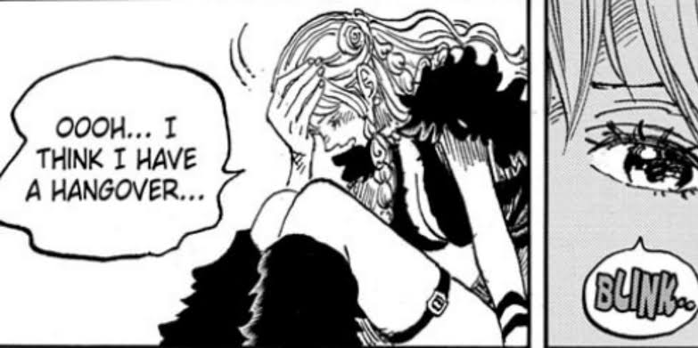 Nami waking up in One Piece chapter 1126 