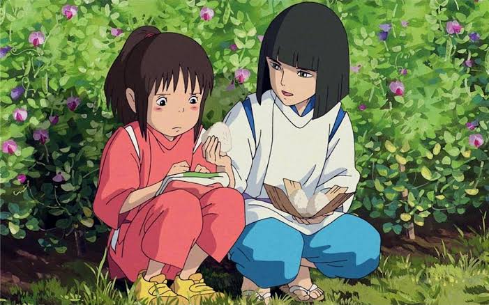 Haku and Chihiro from Spirited Away