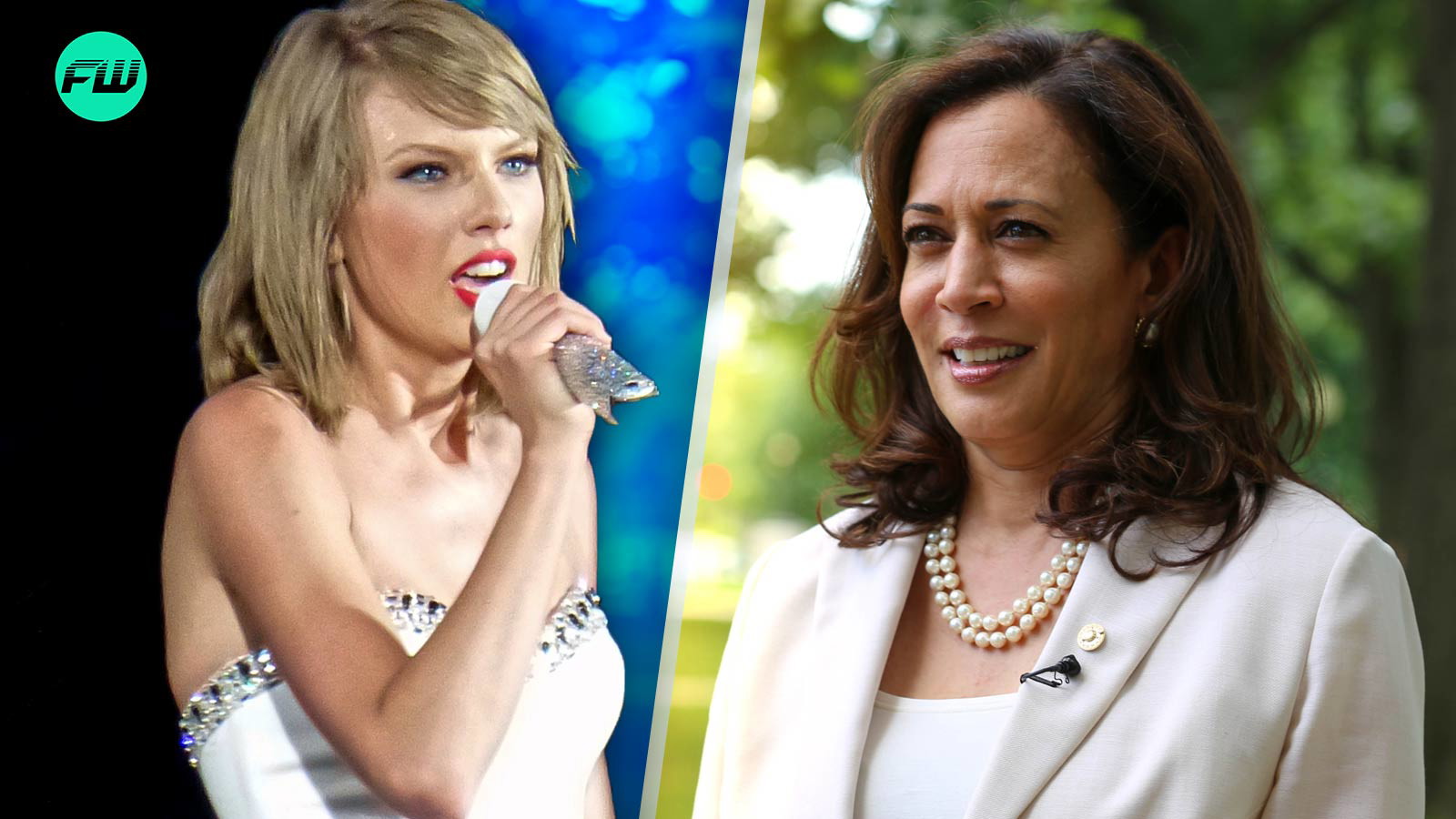 kamala harris, taylor swift