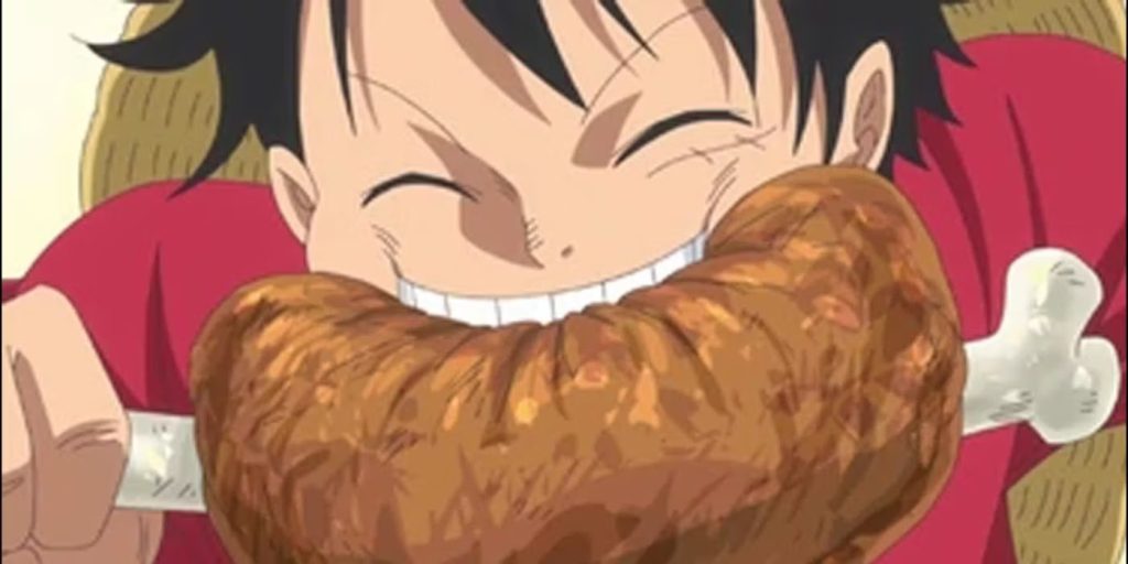 Luffy Eating Meat