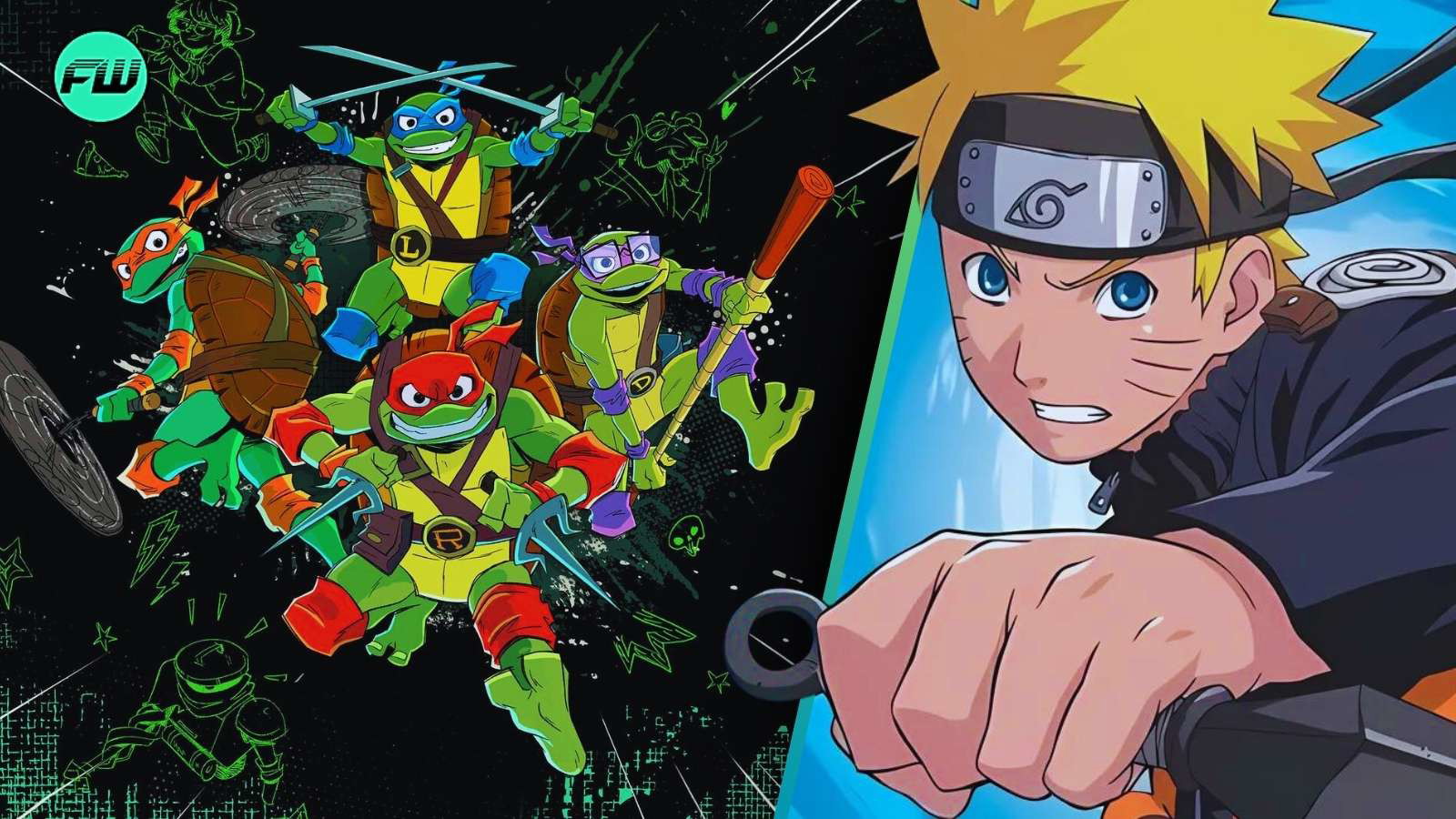 Naruto and Teenage Mutant Ninja Turtles