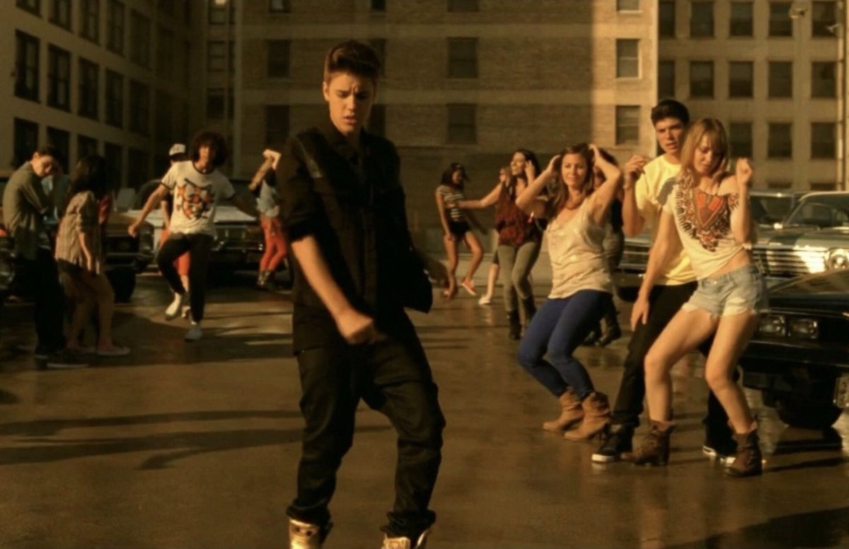 Justin Bieber in Boyfriend MV. 