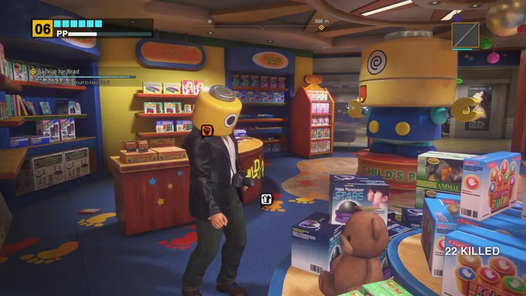 A toy store in Dead Rising Revenge.